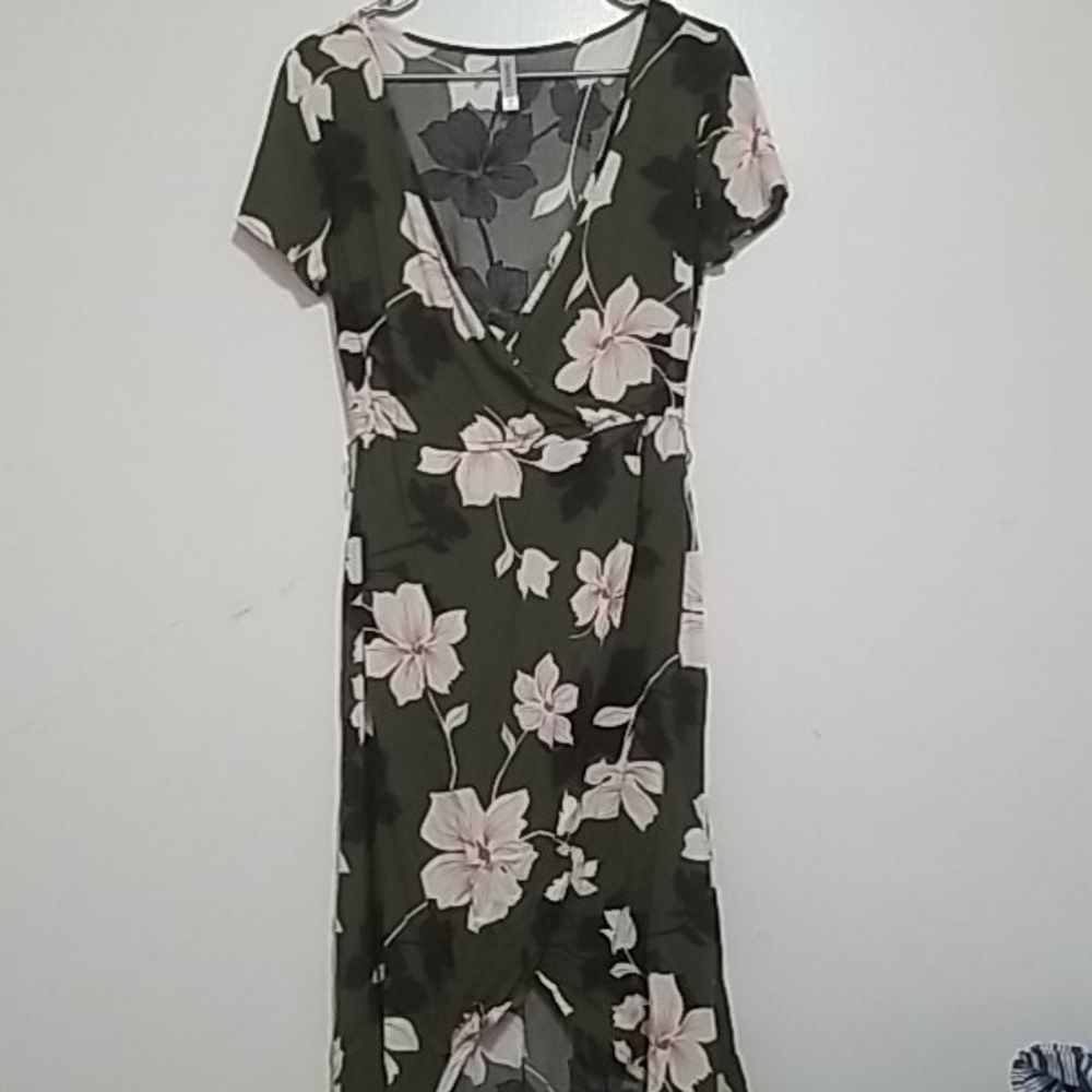 Anthem faux wrap dress